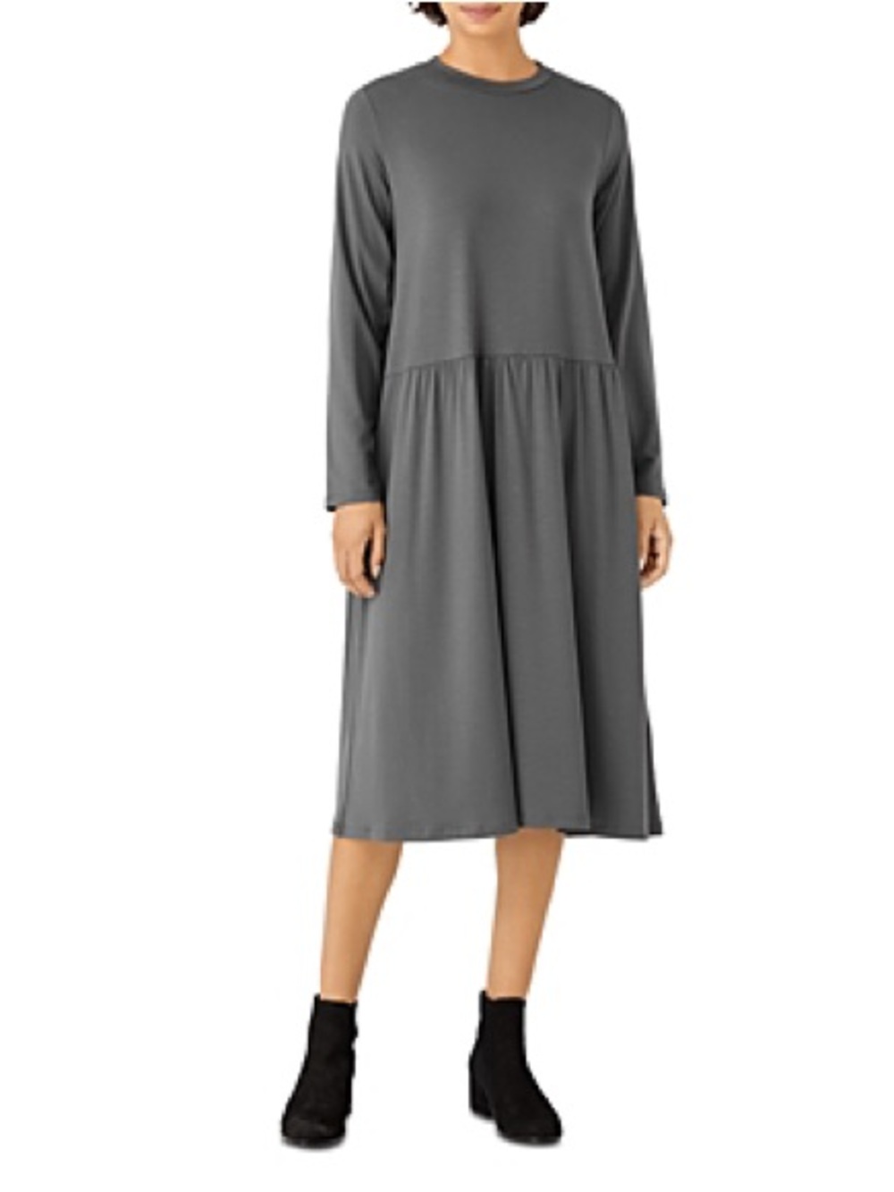 Eileen Fisher grey dress
